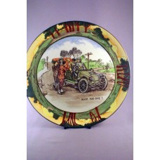 Royal Doulton Early Motoring "Room For One" Seriesware Rack Plate D2406